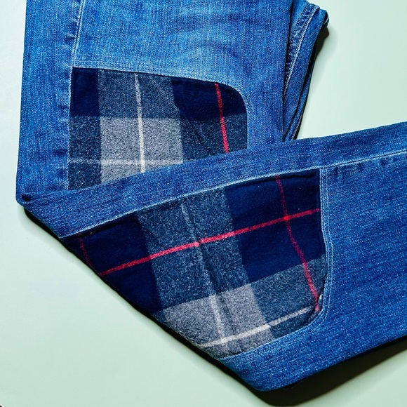 EUC Rag & Bone Dre Low Rise Patchwork Jeans - Picture 10 of 17